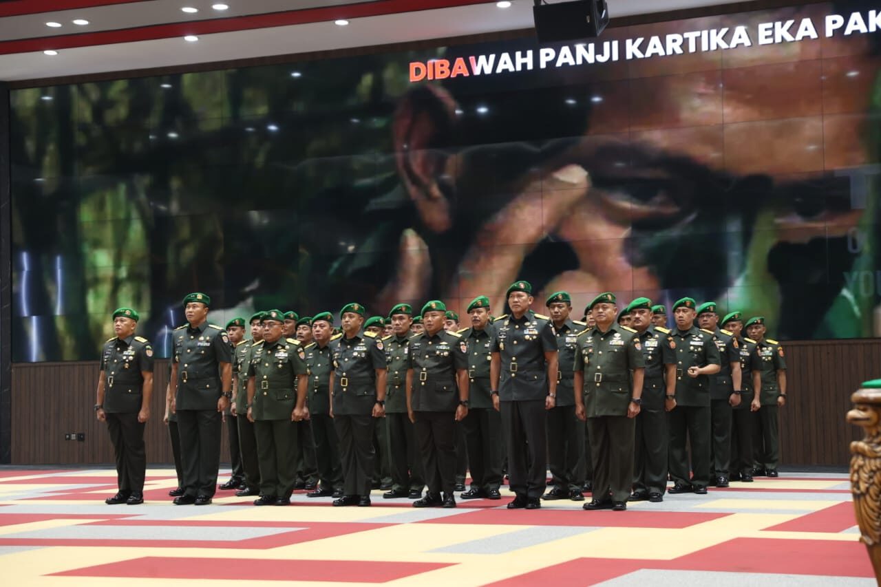 Kasad Pimpin Sertijab 3 Pejabat di Lingkungan TNI AD